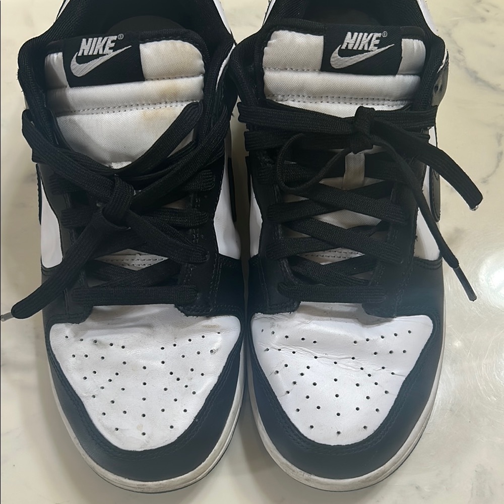 Nike Panda Sneakers in Black and White - Picture 3 of 13